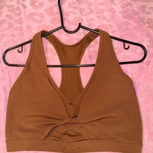 Gymshark Chocolate Brown Sports Bra